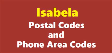 Isabela ZIP Codes, Postal Codes, and Phone Area Codes.